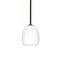 Besa Lighting Lucia Stem Pendant, Opal Matte, Bronze Finish, 1x9W LED 1TT-169707-LED-BR - alternate 1